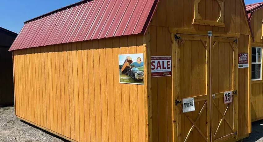 Shed #25 - 10X20 Lofted Barn with 140PSF SnowLoad