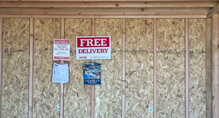 Shed #7 - 10X16 Lofted Barn with 140lbs Snow Load