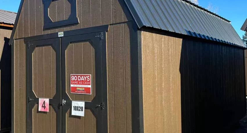 Shed #4 - 10X20 Lofted Barn with 140LBS Snow Load