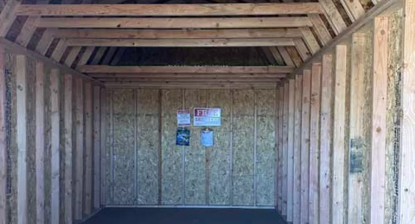 Shed #4 - 10X20 Lofted Barn with 140LBS Snow Load