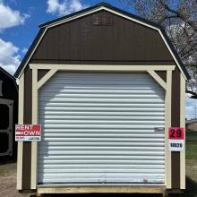 Shed #29 - 10x20 Lofted Barn with Garage Package