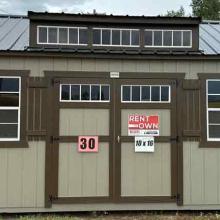 Shed #30 - 10x16 Utility Shed with Dormer Package