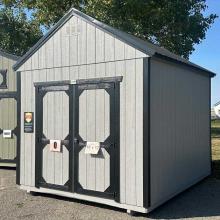 Shed #0 10X 12 Utility Shed with 140lbs Snow Load