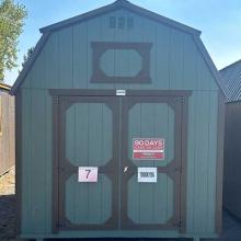 Shed #7 - 10X16 Lofted Barn with 140lbs Snow Load